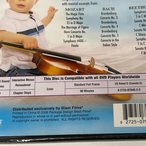 My First Concerto DVD for Babies 6 month+ New Sealed - Picture 6 of 6
